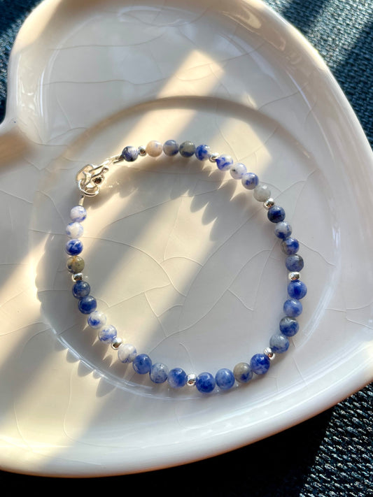 Pulsera Pensamiento Azul