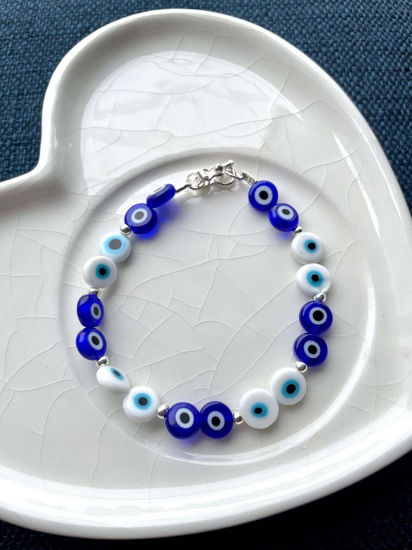 Pulsera Ojo turco Cielo