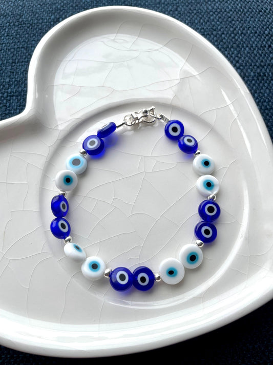 Pulsera Ojo turco Cielo