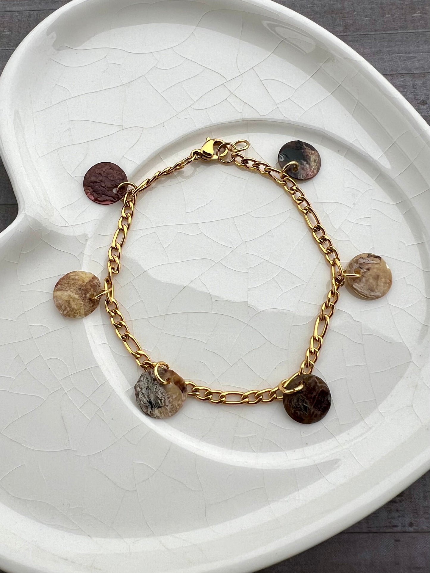 Pulsera Nácar Gold