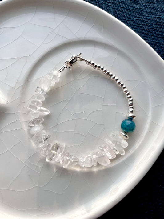 Pulsera Cuarzo Cristal