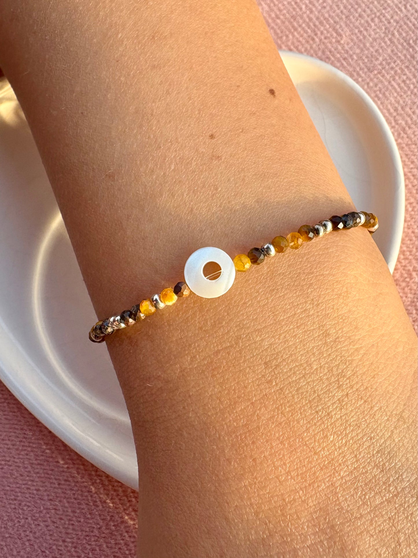 Pulsera Punto Nácar