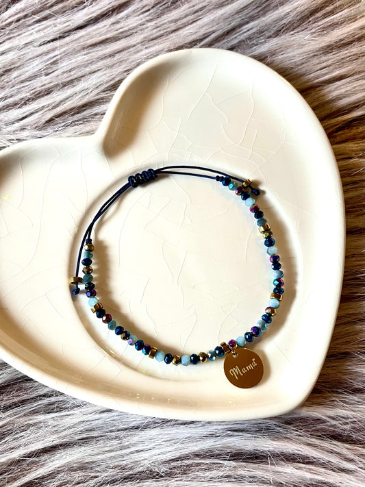Pulsera Mom Azul